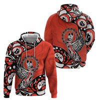 Canada National Indigenous Peoples Day Hoodie Haida Art Eagle
