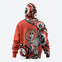 Canada National Indigenous Peoples Day Hoodie Haida Art Eagle