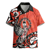Canada National Indigenous Peoples Day Kid Hawaiian Shirt Haida Art Eagle