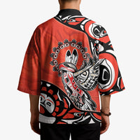 Canada National Indigenous Peoples Day Kimono Haida Art Eagle