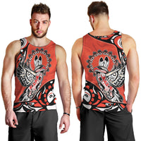 Canada National Indigenous Peoples Day Men Tank Top Haida Art Eagle