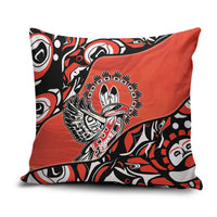 Canada National Indigenous Peoples Day Pillow Cover Haida Art Eagle