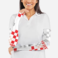 Personalized Croatia Hrvatska Arm Sleeves National Day 2026 White Version