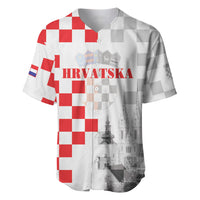 Personalized Croatia Hrvatska Baseball Jersey National Day 2026 White Version