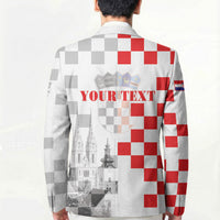 Personalized Croatia Hrvatska Blazer National Day 2026 White Version