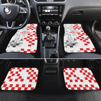 Personalized Croatia Hrvatska Car Mats National Day 2026 White Version