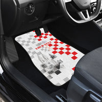 Personalized Croatia Hrvatska Car Mats National Day 2026 White Version
