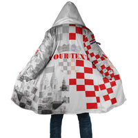 Personalized Croatia Hrvatska Cloak National Day 2026 White Version