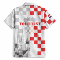 Personalized Croatia Hrvatska Hawaiian Shirt National Day 2026 White Version