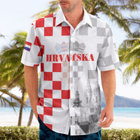 Personalized Croatia Hrvatska Hawaiian Shirt National Day 2026 White Version