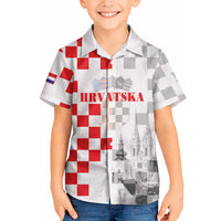 Personalized Croatia Hrvatska Hawaiian Shirt National Day 2026 White Version