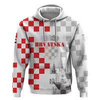 Personalized Croatia Hrvatska Hoodie National Day 2026 White Version