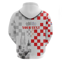 Personalized Croatia Hrvatska Hoodie National Day 2026 White Version