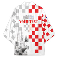 Personalized Croatia Hrvatska Kimono National Day 2026 White Version