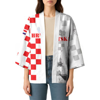 Personalized Croatia Hrvatska Kimono National Day 2026 White Version