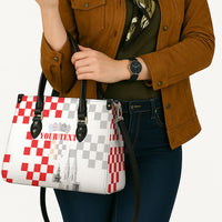 Personalized Croatia Hrvatska Leather Bag National Day 2026 White Version