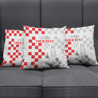 Personalized Croatia Hrvatska Pillow Cover National Day 2026 White Version