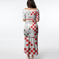 Personalized Croatia Hrvatska Puletasi National Day 2026 White Version