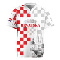 Personalized Croatia Hrvatska Rugby Jersey National Day 2026 White Version
