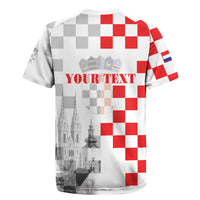 Personalized Croatia Hrvatska Rugby Jersey National Day 2026 White Version