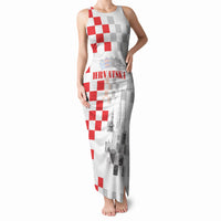 Personalized Croatia Hrvatska Tank Maxi Dress National Day 2026 White Version