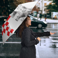 Personalized Croatia Hrvatska Umbrella National Day 2026 White Version