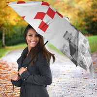 Personalized Croatia Hrvatska Umbrella National Day 2026 White Version