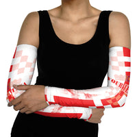 Personalized Croatia Hrvatska Arm Sleeves National Day 2026 Red Version