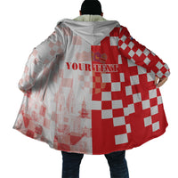 Personalized Croatia Hrvatska Cloak National Day 2026 Red Version
