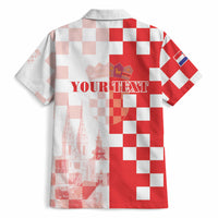 Personalized Croatia Hrvatska Hawaiian Shirt National Day 2026 Red Version