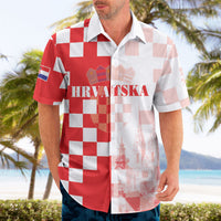 Personalized Croatia Hrvatska Hawaiian Shirt National Day 2026 Red Version