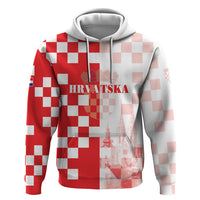Personalized Croatia Hrvatska Hoodie National Day 2026 Red Version