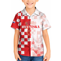 Personalized Croatia Hrvatska Kid Hawaiian Shirt National Day 2026 Red Version
