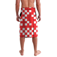 Personalized Croatia Hrvatska Lavalava National Day 2026 Red Version