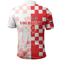Personalized Croatia Hrvatska Polo Shirt National Day 2026 Red Version