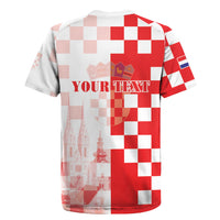 Personalized Croatia Hrvatska Rugby Jersey National Day 2026 Red Version