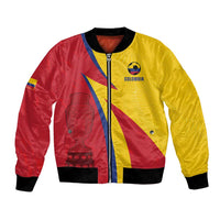 Custom Colombia 2024 Football Bomber Jacket Go Champions Los Cafeteros LT05 - Wonder Print Shop