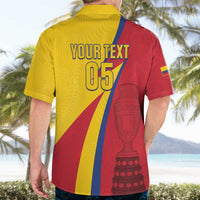 Custom Colombia 2024 Football Hawaiian Shirt Go Champions Los Cafeteros LT05 - Wonder Print Shop