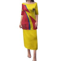 Custom Colombia 2024 Football Puletasi Go Champions Los Cafeteros LT05 - Wonder Print Shop