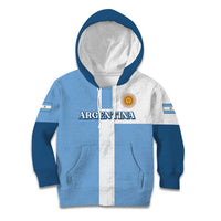 Custom Argentina 2024 Football Kid Hoodie Sport Style LT05 - Wonder Print Shop
