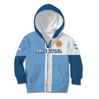 Custom Argentina 2024 Football Kid Hoodie Sport Style LT05 - Wonder Print Shop