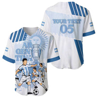 Custom Argentina 2024 Football Baseball Jersey Go Champions La Albiceleste LT05 - Wonder Print Shop