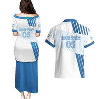 Custom Argentina 2024 Football Couples Matching Puletasi and Hawaiian Shirt Go Champions La Albiceleste LT05 - Wonder Print Shop