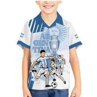 Custom Argentina 2024 Football Family Matching Mermaid Dress and Hawaiian Shirt Go Champions La Albiceleste LT05 - Wonder Print Shop