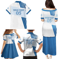 Custom Argentina 2024 Football Family Matching Puletasi and Hawaiian Shirt Go Champions La Albiceleste LT05 - Wonder Print Shop