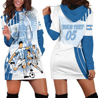 Custom Argentina 2024 Football Hoodie Dress Go Champions La Albiceleste LT05 - Wonder Print Shop