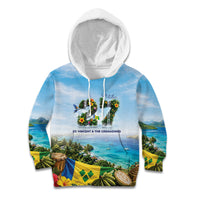 Saint Vincent And The Grenadines Kid Hoodie October 27 Independence Day