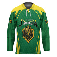 Custom 2026 Jamaica Cricket Queens Hockey Jersey Sporty Style