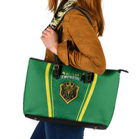2026 Jamaica Cricket Queens Leather Tote Bag Sporty Style