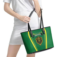 2026 Jamaica Cricket Queens Leather Tote Bag Sporty Style